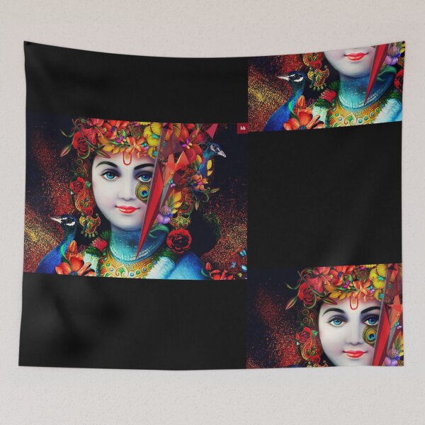 Item preview, Lord Shri Krishna Hindu God Stickers t-shirts designed and sold by King Mahon.