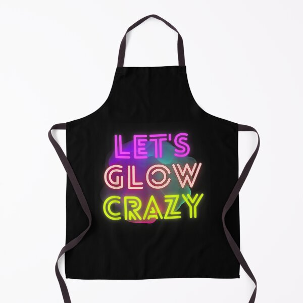 Item preview, Let's Glow Crazy 80s 90s Party Birthday Colorful Unicorn T-Shirt designed and sold by shop luisant.