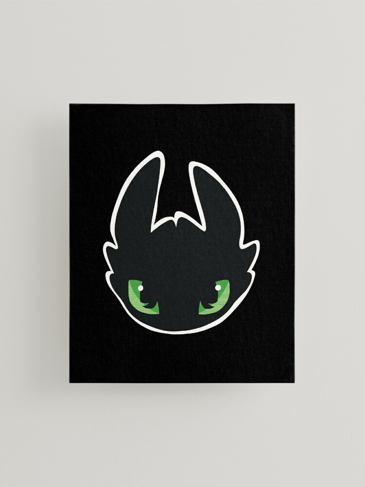 Pink Toothless Dragon Eyes Drawing Art Board Print for Sale by itsMePopoi