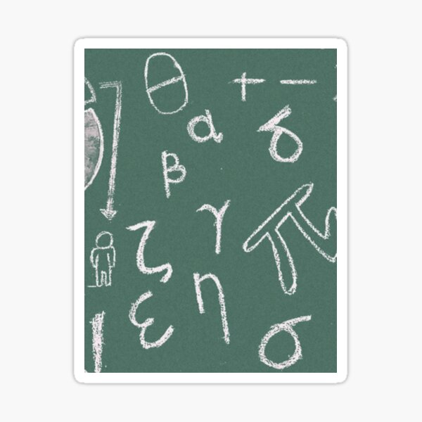 Many symbols design Sticker