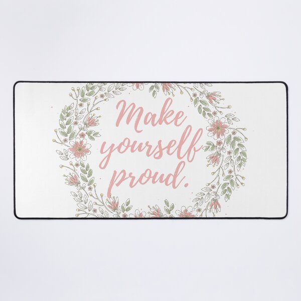 Item preview, Make Yourself Proud - Floral Watercolor designed and sold by KarolinaPaz.