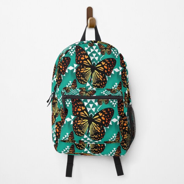 Item preview, Turquoise / White / Fire Color Native Butterfly Design designed and sold by JMWCD.