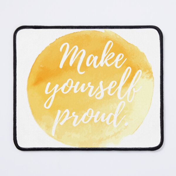 Item preview, Make yourself proud - Yellow Watercolor designed and sold by KarolinaPaz.