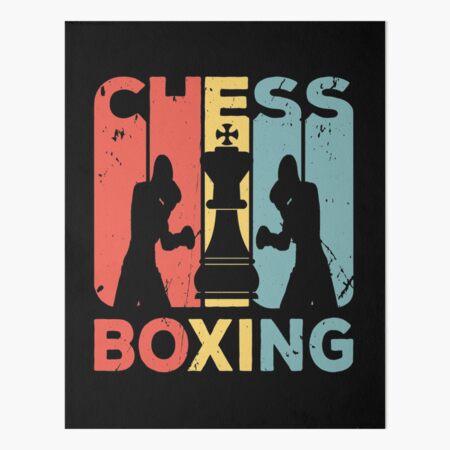 Chess boxing illustration Art Board Print by itisjakob