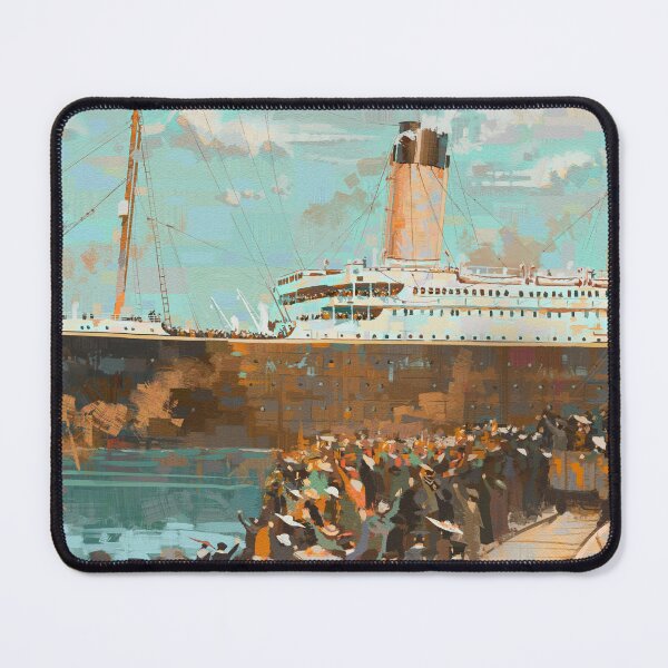 Item preview, RMS Titanic leaving Southampton - Painting by Eliott Sontot designed and sold by Eliott Sontot.