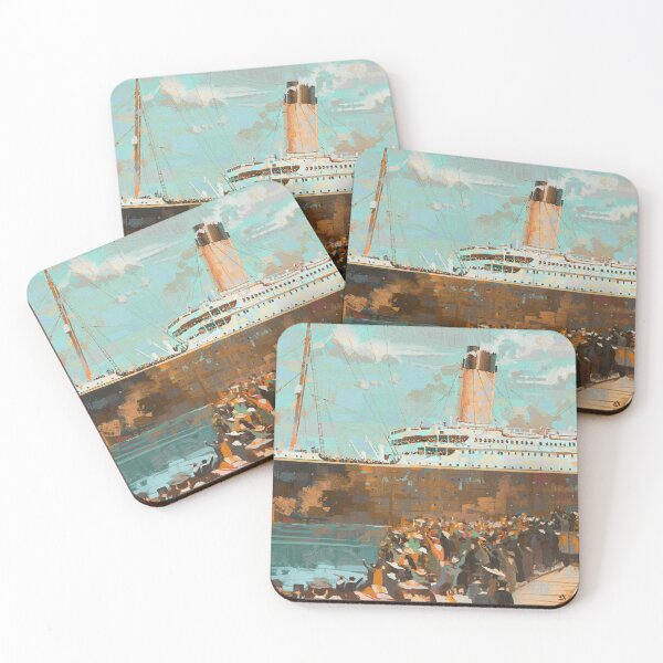 Item preview, RMS Titanic leaving Southampton - Painting by Eliott Sontot designed and sold by Eliott Sontot.