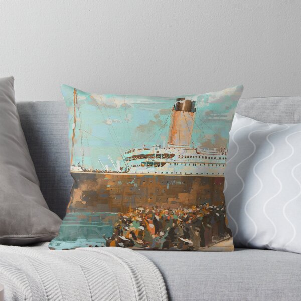 Item preview, RMS Titanic leaving Southampton - Painting by Eliott Sontot designed and sold by Eliott Sontot.