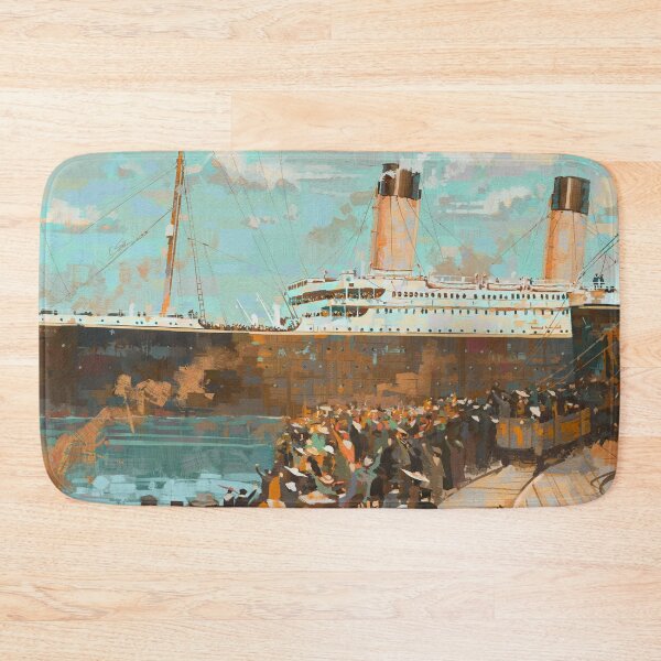 Item preview, RMS Titanic leaving Southampton - Painting by Eliott Sontot designed and sold by Eliott Sontot.