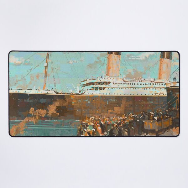 Item preview, RMS Titanic leaving Southampton - Painting by Eliott Sontot designed and sold by Eliott Sontot.