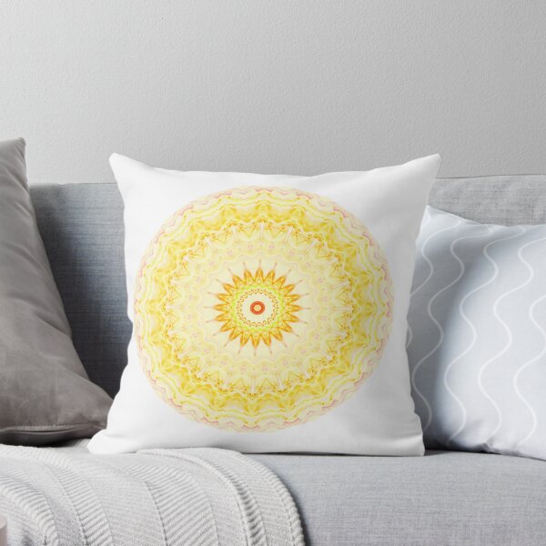 Item preview, Yellow and White Mandala designed and sold by Thsid.