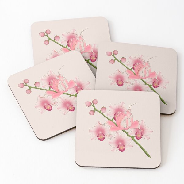 Item preview, Orchid Mantis, Beautiful Praying Mantis and Orchids designed and sold by anacecilia.