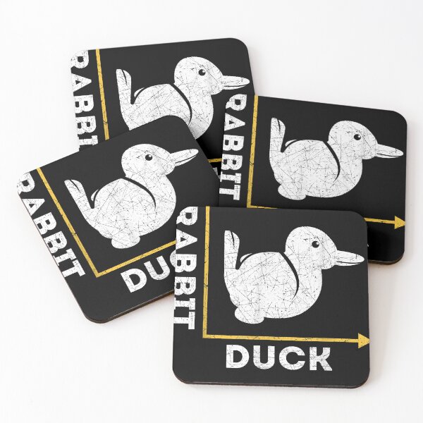 Item preview, Astute Animal Lover Optical Illusion Duck Or Rabbit Behind designed and sold by JimenezIllusion.
