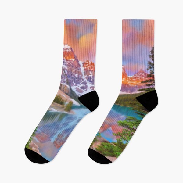Item preview, Morning At Lake Moraine designed and sold by Jane Girardot.
