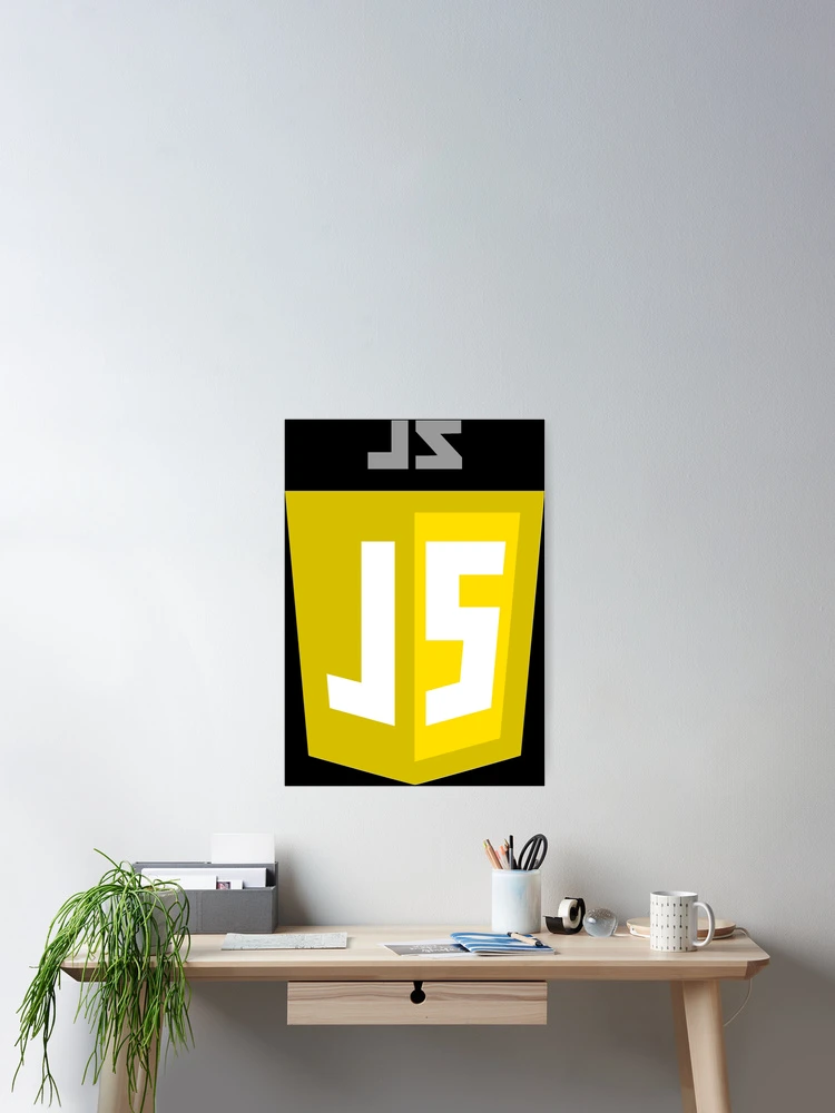 Thumbnail 2 of 3, Poster, JavaScript Shield Logo - High Quality designed and sold by 10slash1.