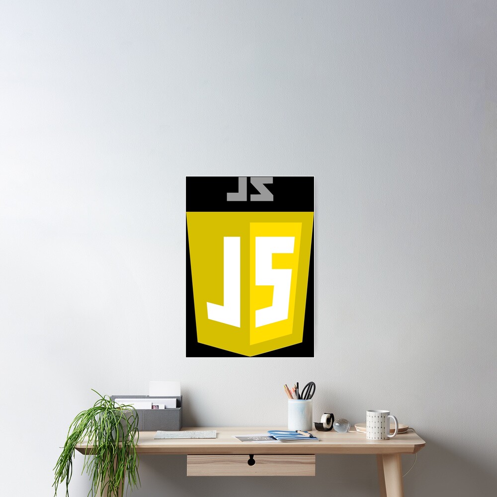 "JavaScript Shield Logo - High Quality" Poster for Sale by 10slash1 ...