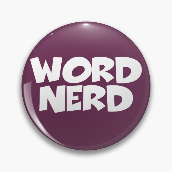 Item preview, White Bold Word Nerd designed and sold by JinjerS.