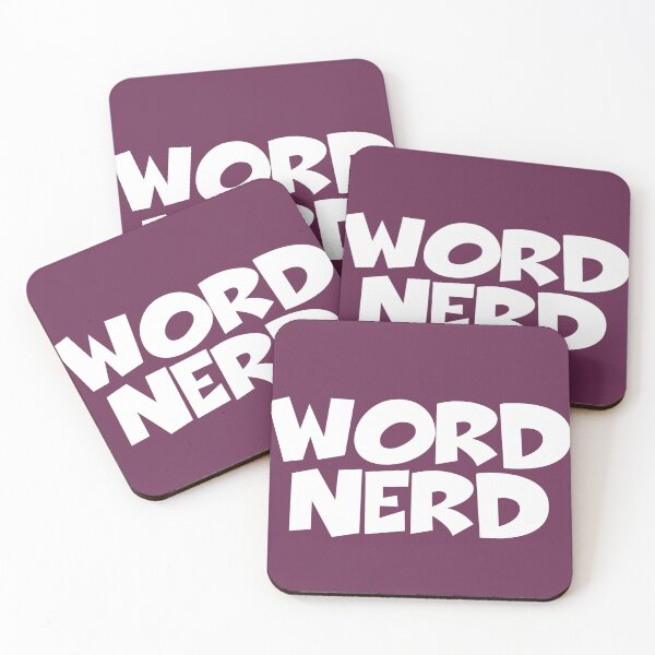 Item preview, White Bold Word Nerd designed and sold by JinjerS.
