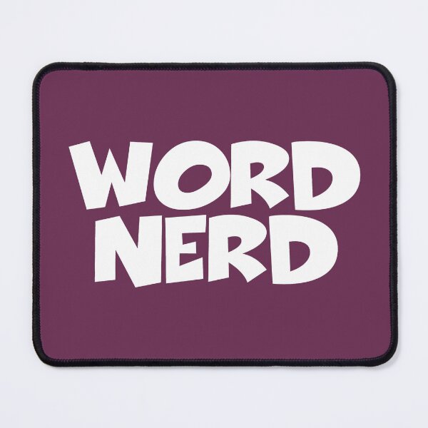 Item preview, White Bold Word Nerd designed and sold by JinjerS.