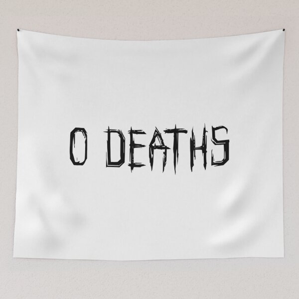 Item preview, 0 DEATHS (BLACK) designed and sold by DarylPayne.