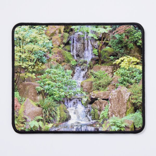 Item preview, Waterfall at Portland's Japanese Gardens designed and sold by Jane Girardot.