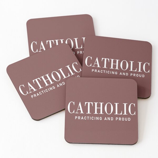 Item preview, Catholic: Practicing and Proud designed and sold by TheCatholicLady.