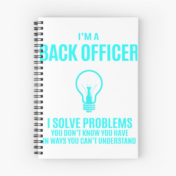 Item preview, Back Officer - I Solve Problems Job Gift designed and sold by melissaval2.