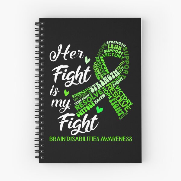 Item preview, Brain Disabilities Warrior, Her Fight is my Fight Brain Disabilities Awareness designed and sold by Greggwillard.
