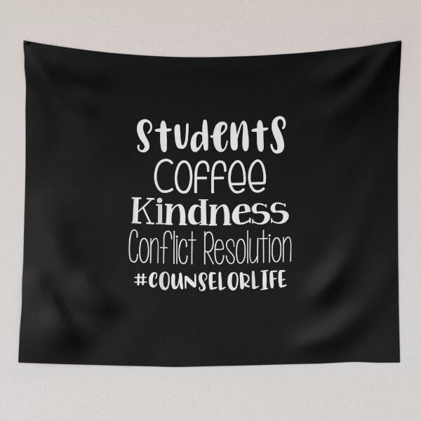 Item preview, Students Coffee Kindness Conflict Resolution Counselor Life T-Shirt designed and sold by shop   luisant.