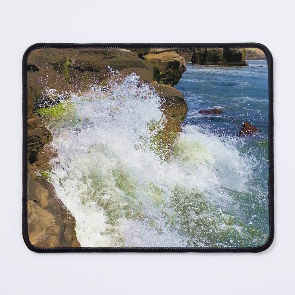 Item preview, Wave Splashing off Sunset Cliffs designed and sold by Jane Girardot.