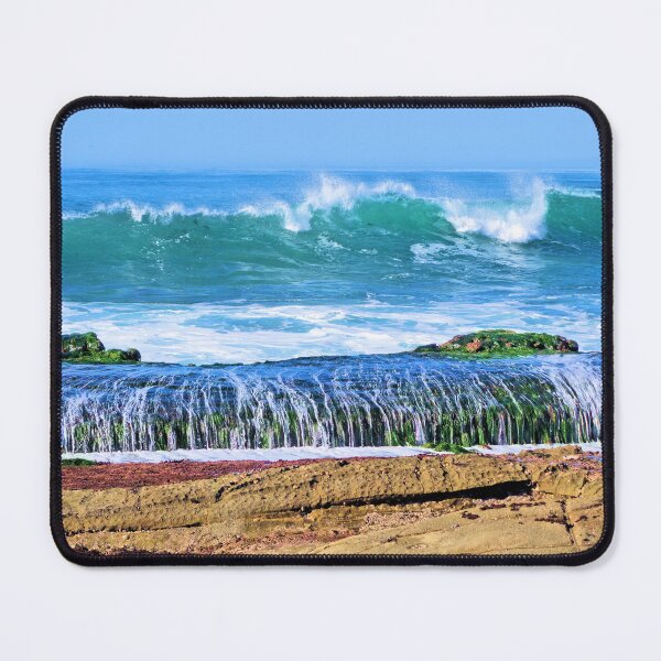 Item preview, Waves off the Rocks at Sunset Cliffs designed and sold by Jane Girardot.