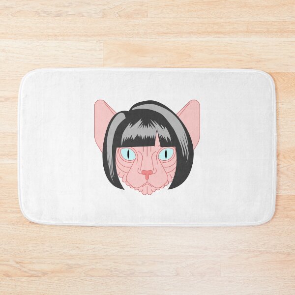 Item preview, Cat with Wig , funny hairless cat  designed and sold by Magicalair.