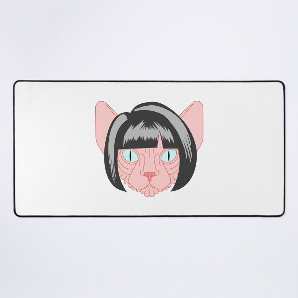 Item preview, Cat with Wig , funny hairless cat  designed and sold by Magicalair.