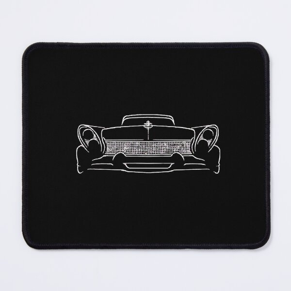 Item preview, 1958 Lincoln Continental - front stencil, white  designed and sold by DanielStev8116.