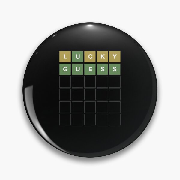 Item preview, Wordle Lucky Guess - Funny Wordl Grid Word Game Design  designed and sold by appearancehotel.