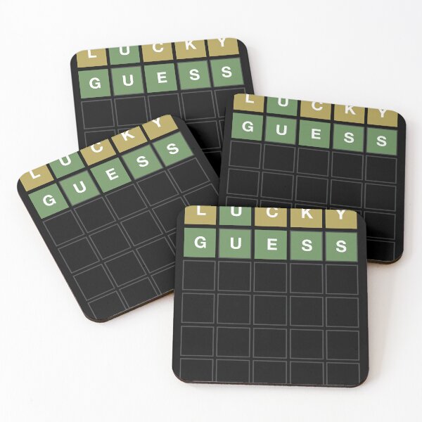 Item preview, Wordle Lucky Guess - Funny Wordl Grid Word Game Design  designed and sold by appearancehotel.