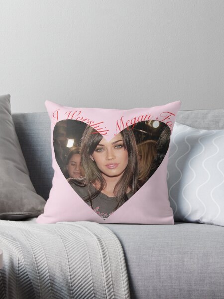 I Worship Megan Fox Pillow for Sale by iluvkatemoss Redbubble