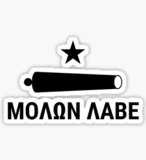 Pegatina Segunda enmienda de Molon Labe