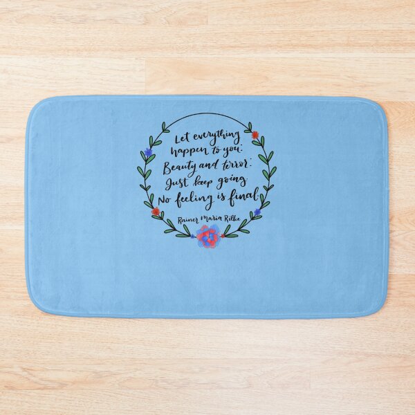Item preview, No Feeling is Final - Rilke Sticker designed and sold by BastianWinter.