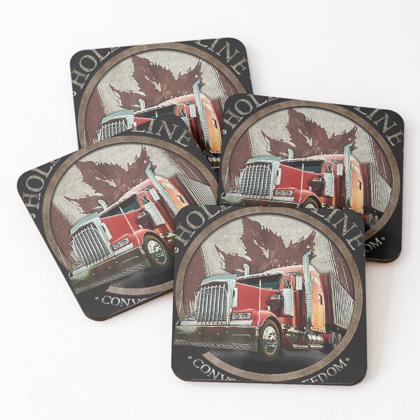 Item preview, Hold The Line Convoy For Freedom Trucker Protest  designed and sold by PaulaMeneses.