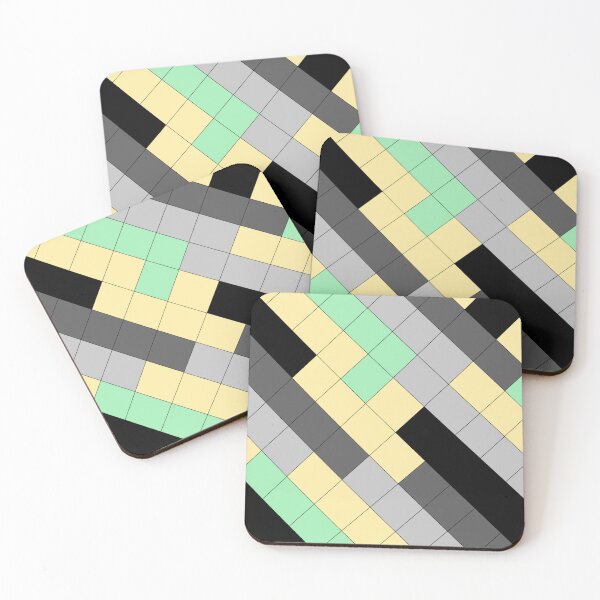 Item preview, 2 Shades Of Gray Black Yellow and Green designed and sold by DesignsByMuriel.