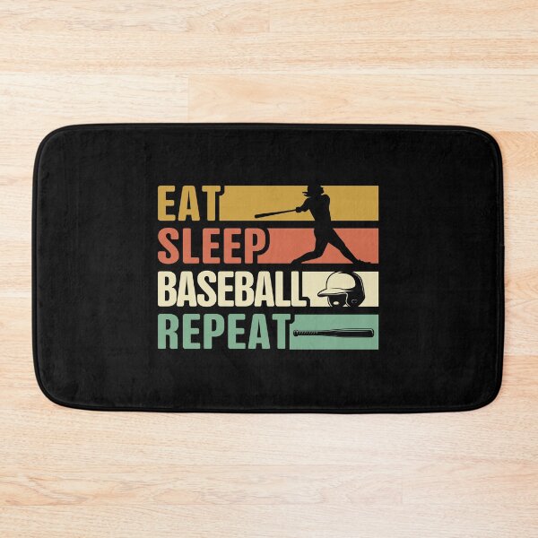 Item preview, Eat Sleep Baseball Repeat designed and sold by ChenTrevino.