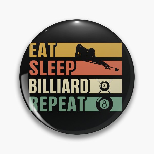 Item preview, Eat Sleep Billiard Repeat designed and sold by ChenTrevino.