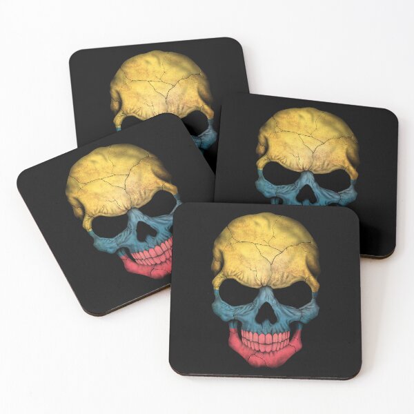 Item preview, Colombian Flag Skull designed and sold by JeffBartels.