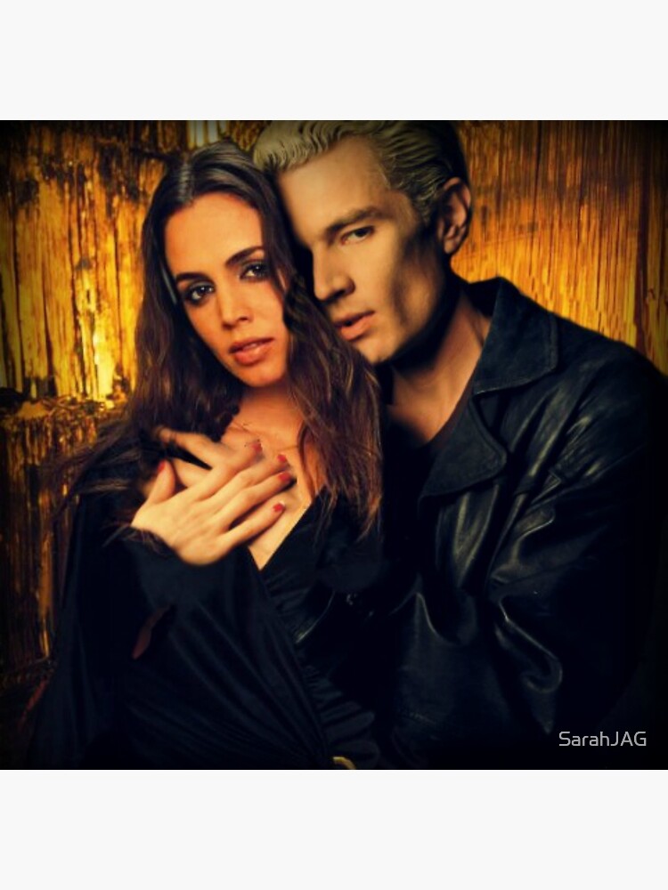 Poster « Spike et Faith Lehane Buffy contre les vampires », par SarahJAG Redbubble