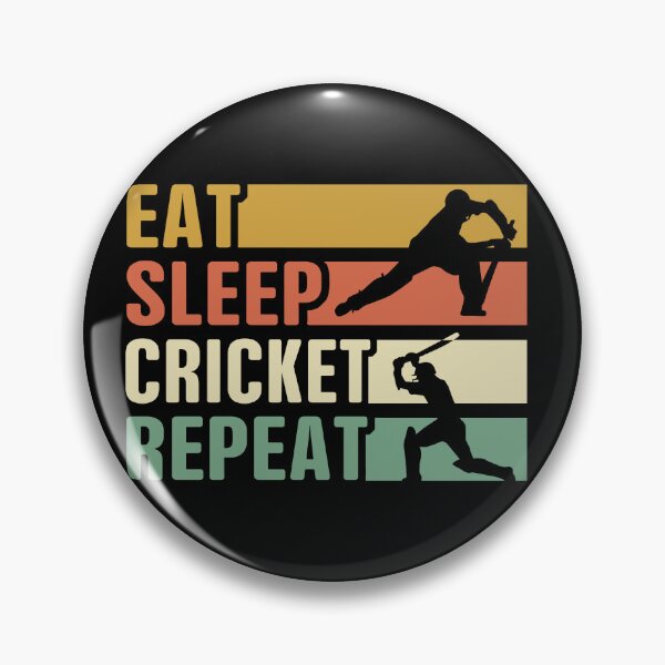 Item preview, Eat Sleep Cricket Repeat designed and sold by ChenTrevino.