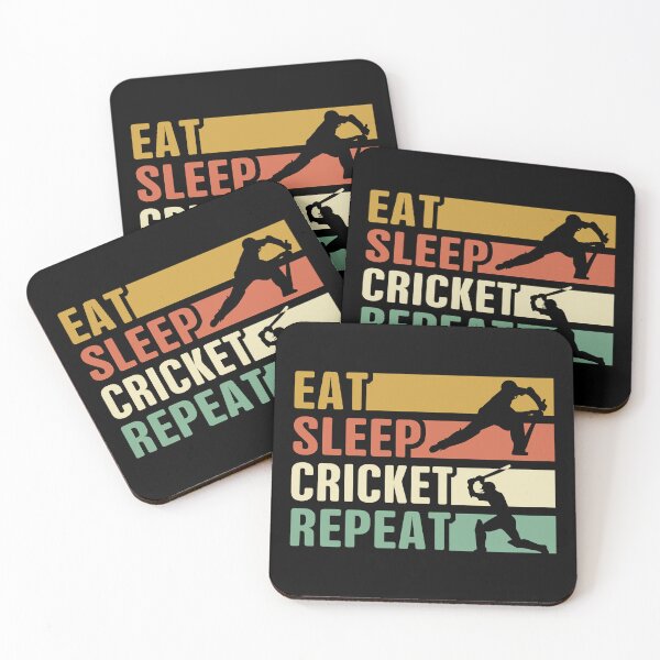 Item preview, Eat Sleep Cricket Repeat designed and sold by ChenTrevino.