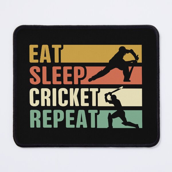 Item preview, Eat Sleep Cricket Repeat designed and sold by ChenTrevino.