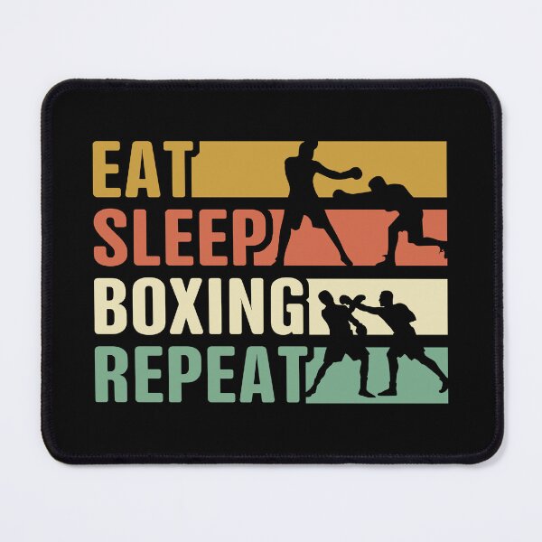 Item preview, Eat Sleep Boxing Repeat designed and sold by ChenTrevino.