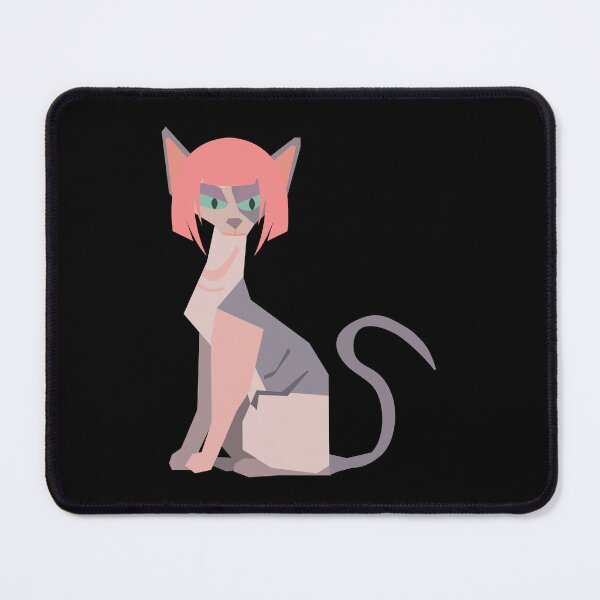 Item preview, Cat with Wig , funny and cute hairless cat with pink wig designed and sold by Magicalair.
