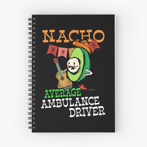 Item preview, Funny Avocado Sombrero Fiesta Nacho Average Ambulance Driver design designed and sold by Merchking1.